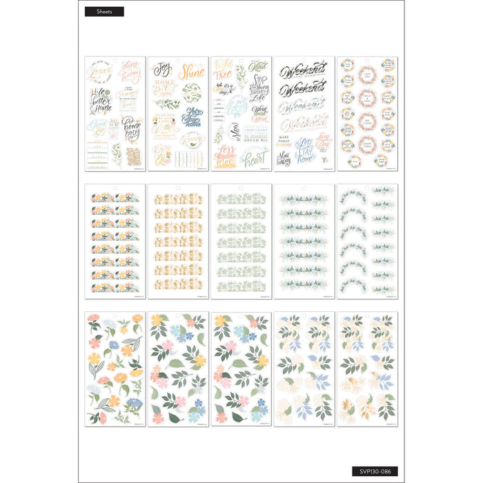 The Happy Planner Value Pack Stickers - Let's Stay Home - Big