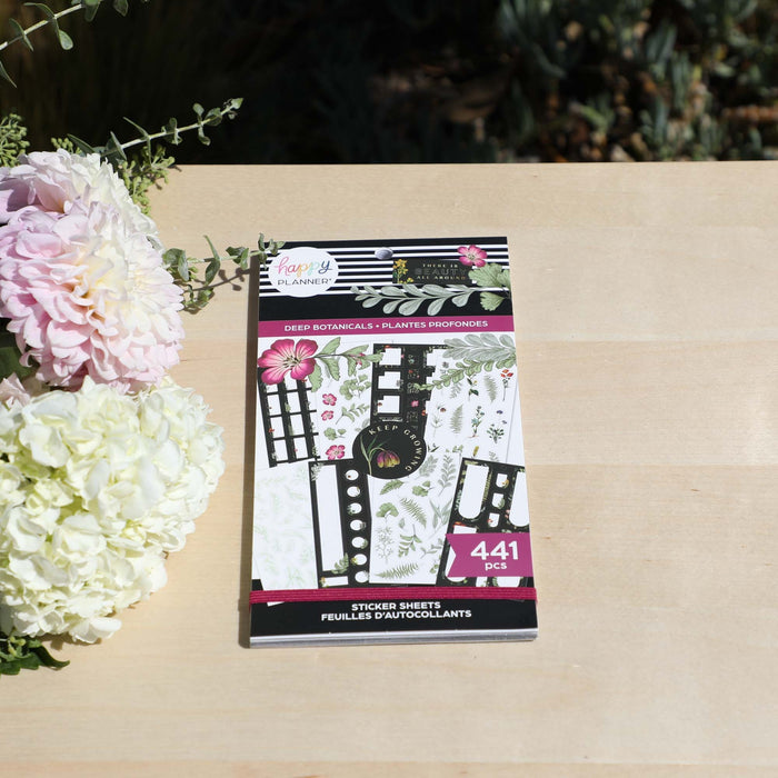 The Happy Planner Value Pack Stickers - Deep Botanicals - Classic