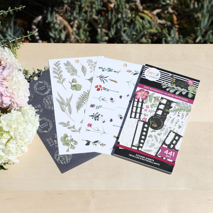 LAST STOCK! The Happy Planner Value Pack Stickers - Deep Botanicals - Classic