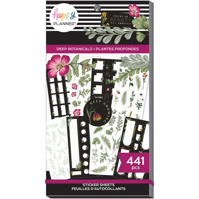 LAST STOCK! The Happy Planner Value Pack Stickers - Deep Botanicals - Classic