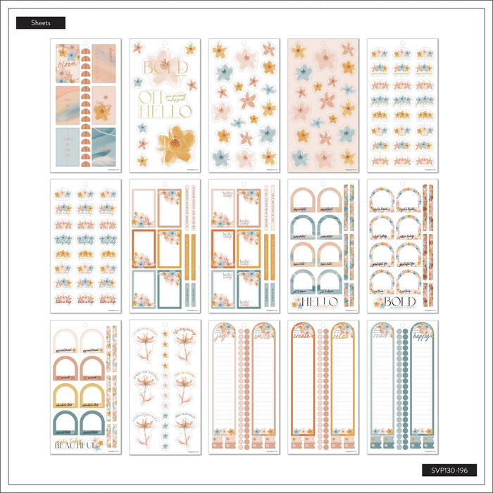 The Happy Planner CLASSIC Value Pack Stickers - Softly Modern - 30 Sheets
