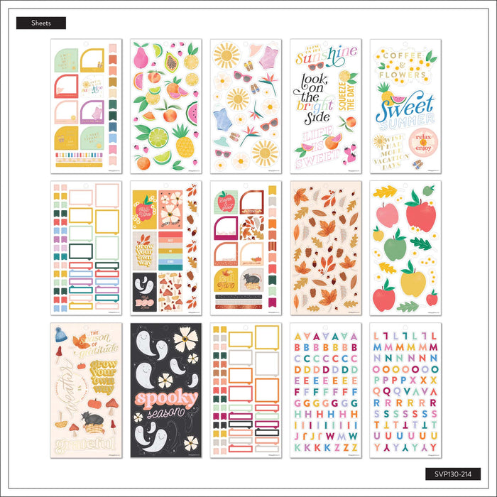 LAST STOCK! The Happy Planner CLASSIC Value Pack Stickers - Seasonal Whimsy - 30 Sheets