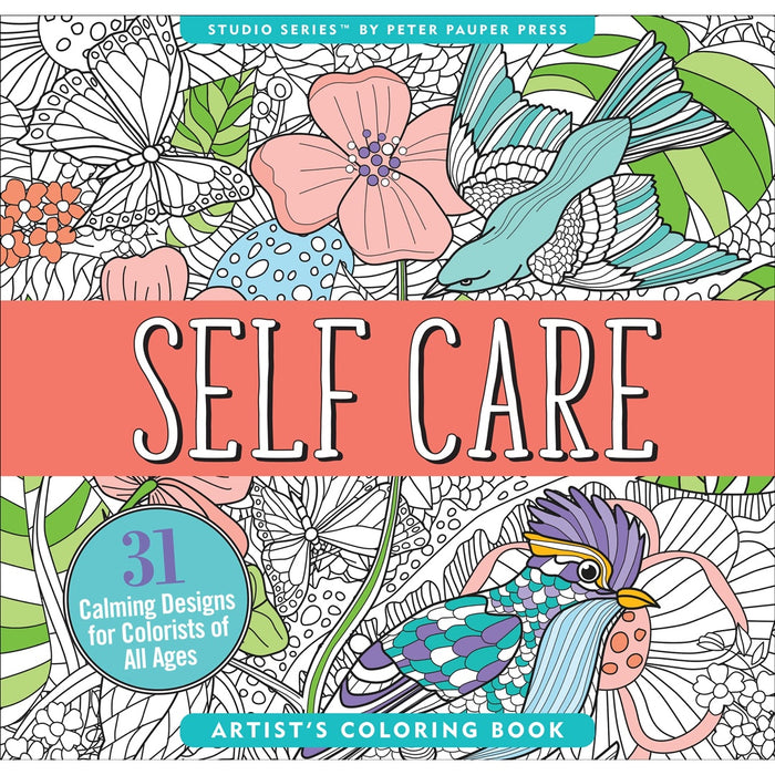 LAST STOCK! Self Care Artist's Colouring Book