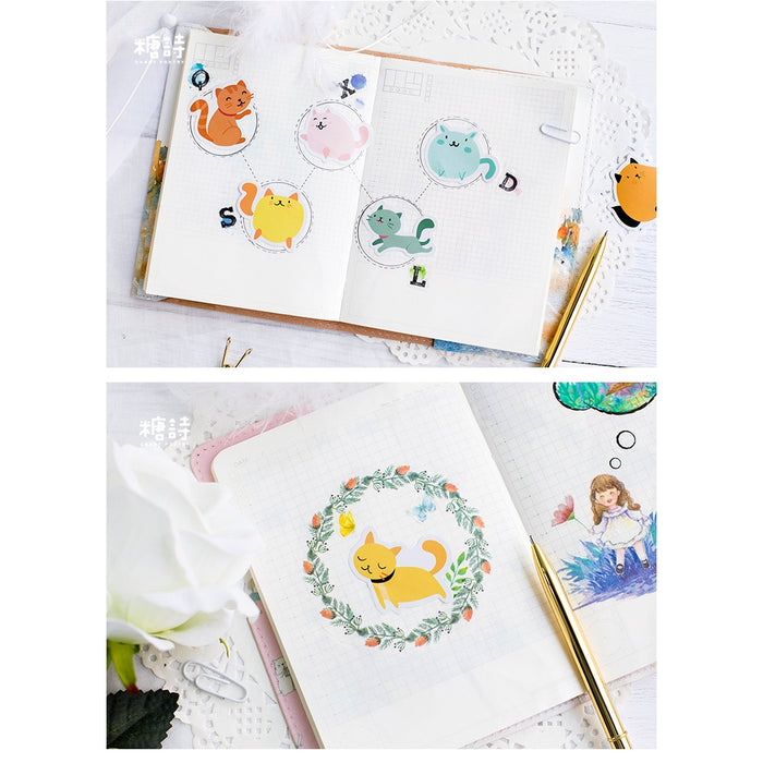 Colourful Cat Stickers