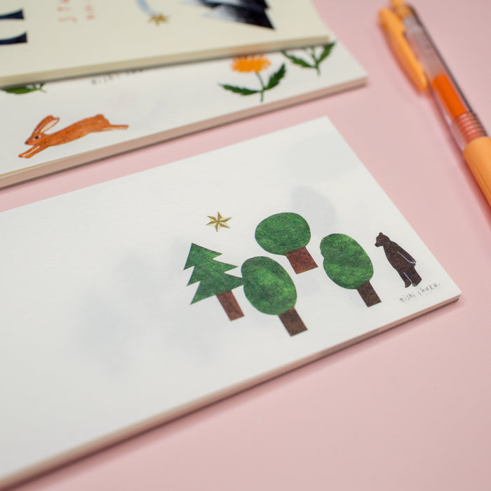 Nishi Shuku Letter Paper Pad - Forest