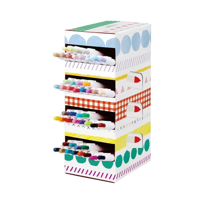 Zebra Clickart Retractable Marker Pens 48 Pack - Includes NEW Pale Colours!