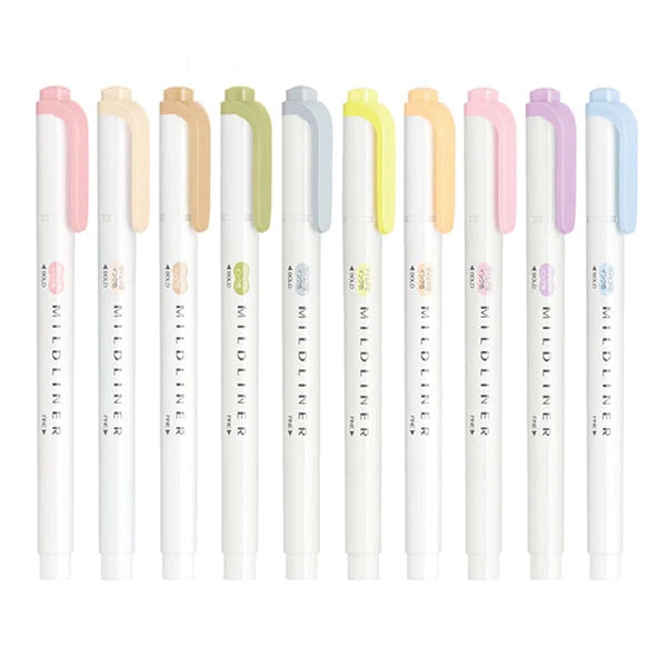 Zebra Mildliner DoubleSided Highlighters NEW 2022 Colours