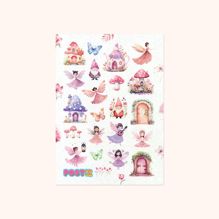 Pixie Garden Glitter Sticker Sheet