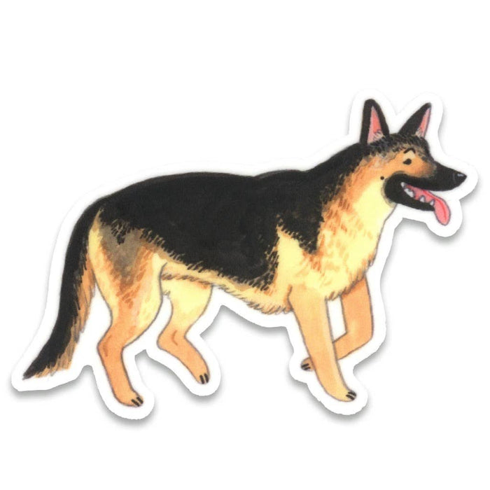 German Shepherd Vinyl Sticker