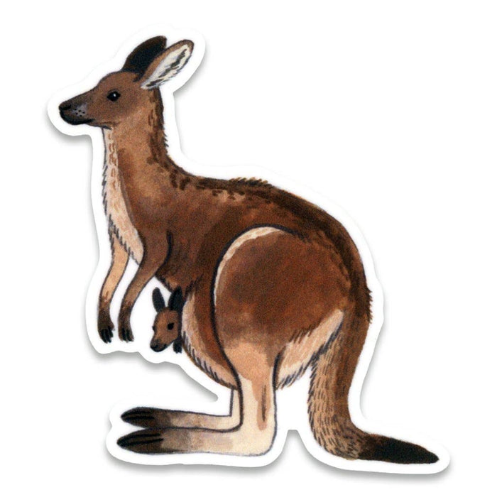 Kangaroo Vinyl Sticker