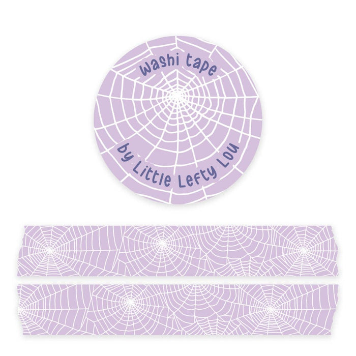 Little Lefty Lou Spiderweb Purple Washi Tape