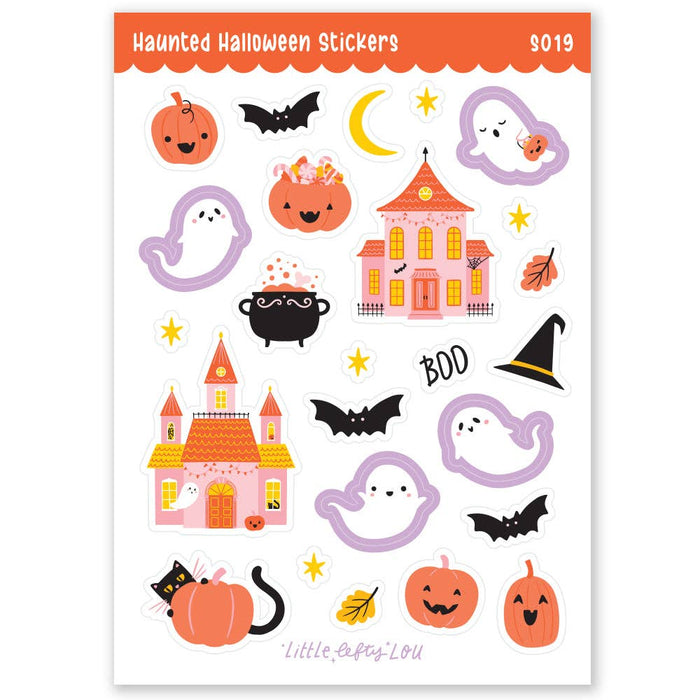Little Lefty Lou Haunted Halloween Stickers