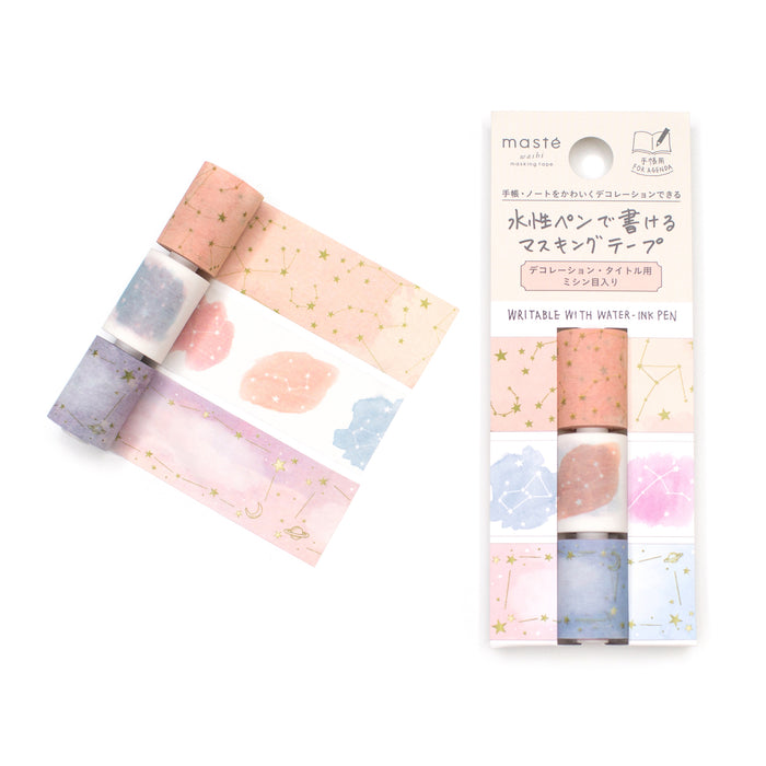 Masté Perforated Masking Tape Set - Constellations