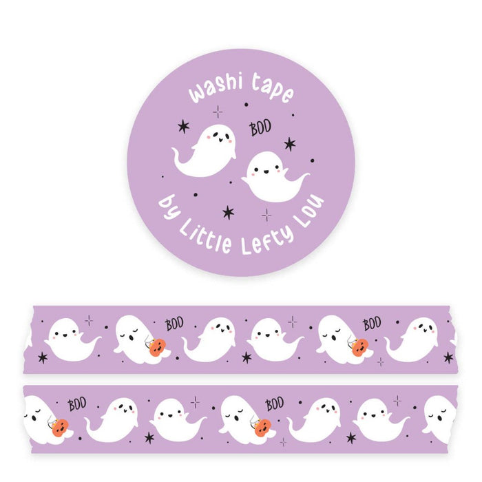 Little Lefty Lou Ghosts Purple Washi Tape