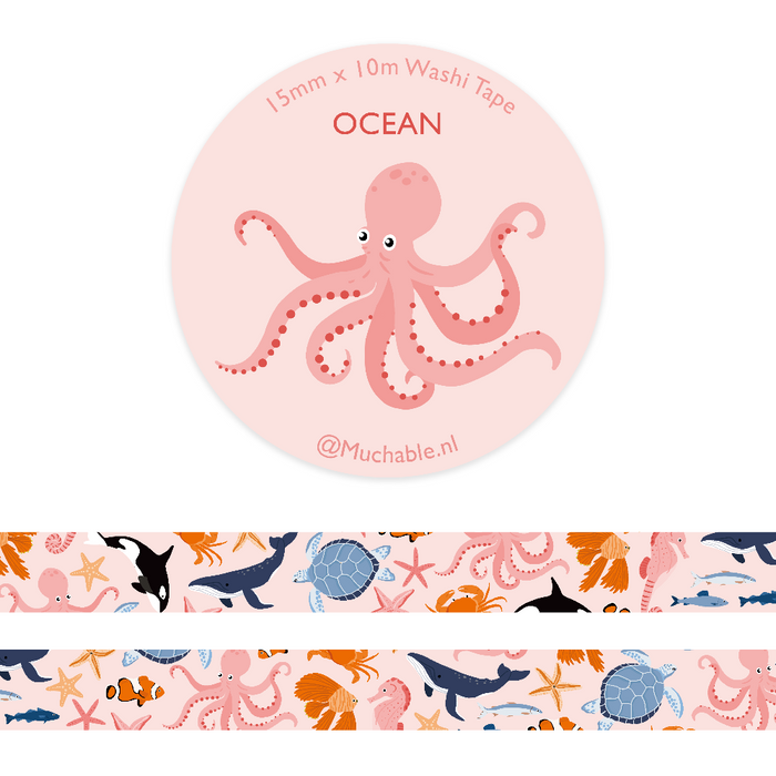 Washi Tape - Ocean Animals