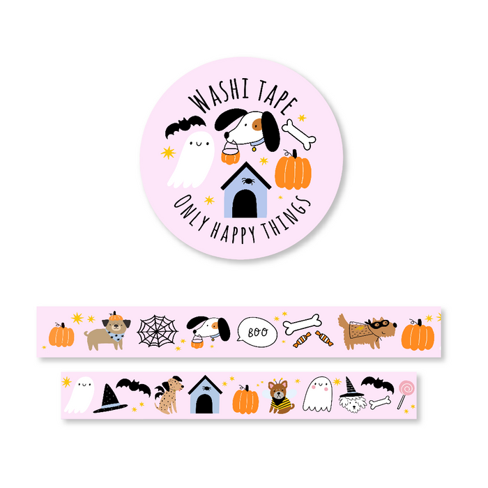 Halloween Dogs Washi Tape