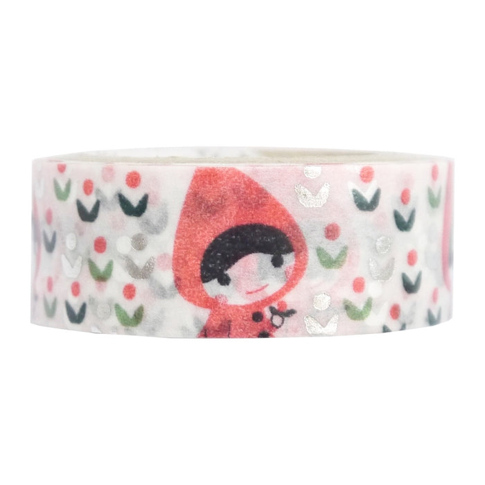 Shinzi Katoh Foil Washi Tape - Red Riding Hood Flower
